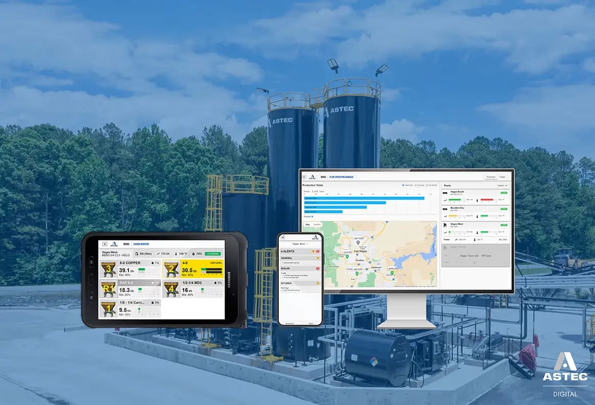 How asphalt plant telematics systems improve site productivity and efficiency