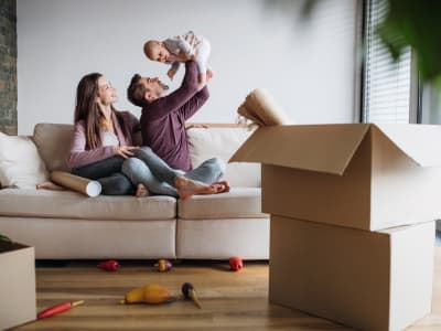 And baby makes three. BigHorn Kelowna can help you move with a newborn without added stress.