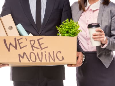Involve your staff in the process of moving, but leave the heavy lifting to your office movers.