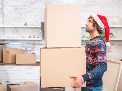 Leave the moving to the experts while you enjoy the holidays.