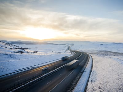Leave the driving to our professional Kelowna movers when moving long distances in winter.