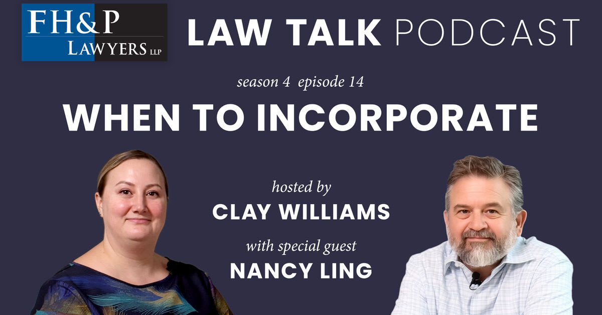 Incorporation 101: When It Makes Sense to Incorporate Your Business