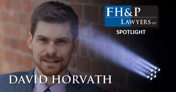 Lawyer Spotlight On David Horvath