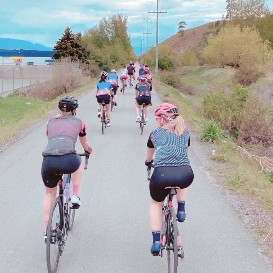 Fresh Air Athena is a women's cycling club where women can come together in a fun, supportive, and empowering environment to develop and continually build on their fitness, confidence and knowledge, whether you are a beginner, intermediate, or expert rider.