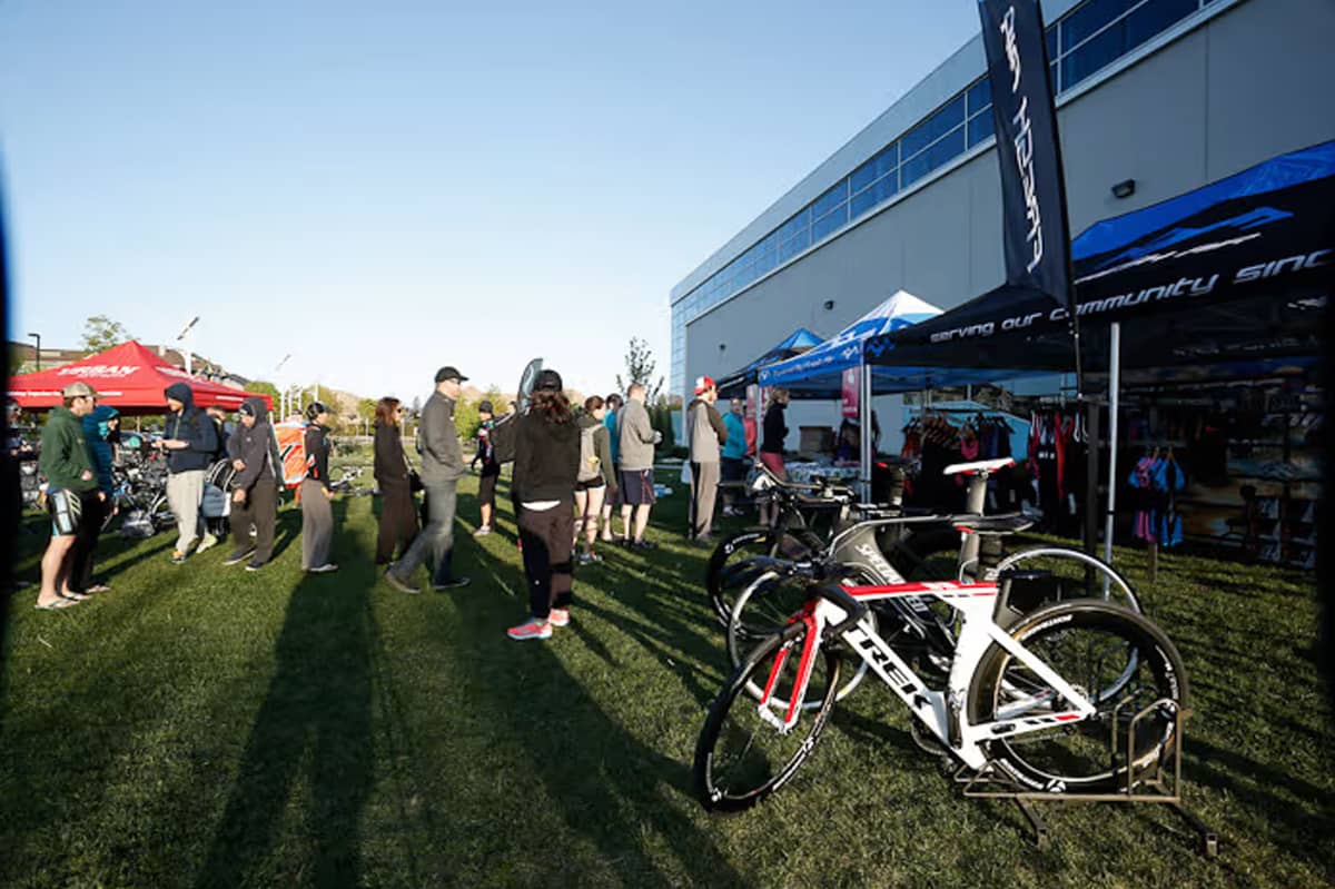 The Fresh Air Kelowna Cherry Blossom Triathlon is back with the same great vibes and new youth events.