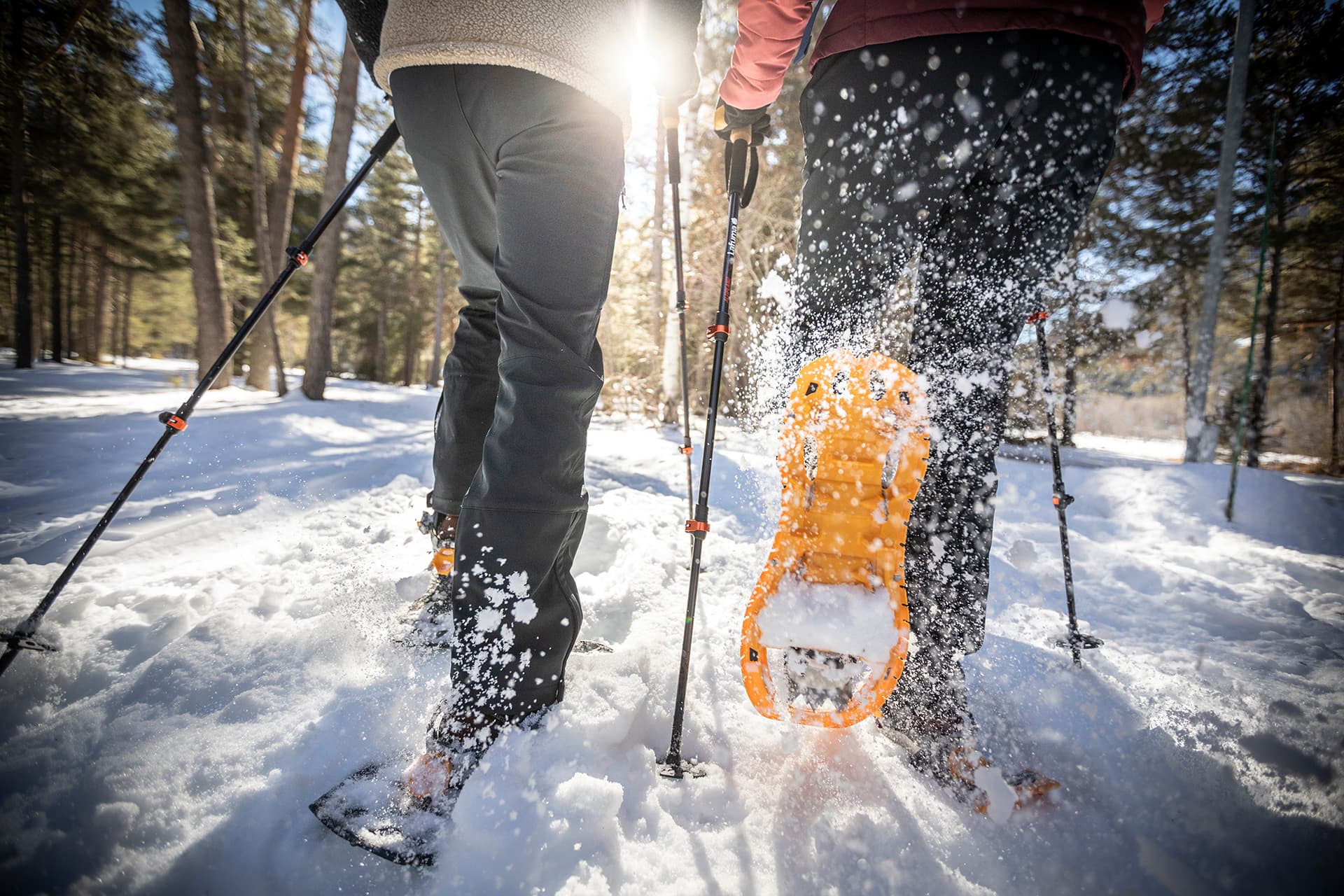 Just because it’s cold outside, doesn’t mean you can’t turn up the heat on Valentine’s Day with a romantic snowshoe stroll for two. 