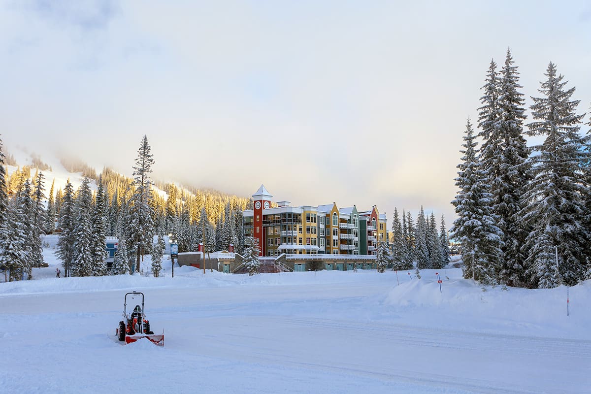 Pop up to Silverstar for a ski trip and enjoy winter wonderland vibes.