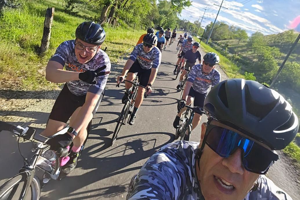 Volant Biking Program: A supportive men's cycling group led by Fresh Air, where riders of all levels—beginner to expert—build fitness, confidence, and community on two wheels.