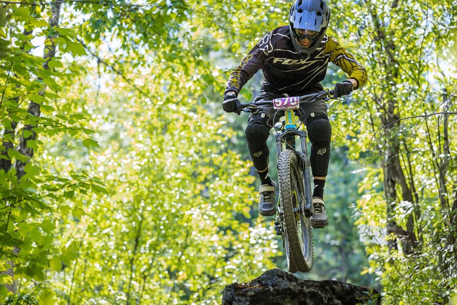 Cole H On Kelowna Mountain Biking