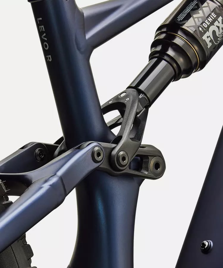 Specialized Levo R Expert frame with FACT 11m carbon frame, adjustable geometry, and SWAT storage