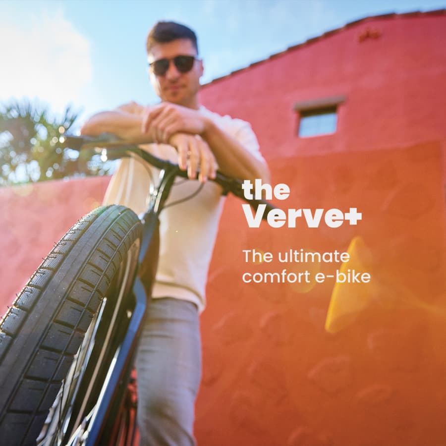 Discover the Trek Verve+ at Fresh Air Kelowna. This electric hybrid bike offers comfort, power, and ease for commuting and casual rides. Ride farther, faster, and with more fun.