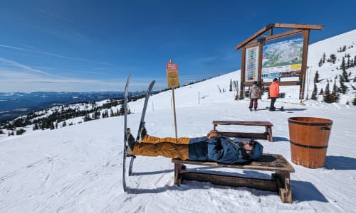 Fresh Air Mini Vlog 9: A long weekend of skiing AND biking. Cat skiing and bike park passes