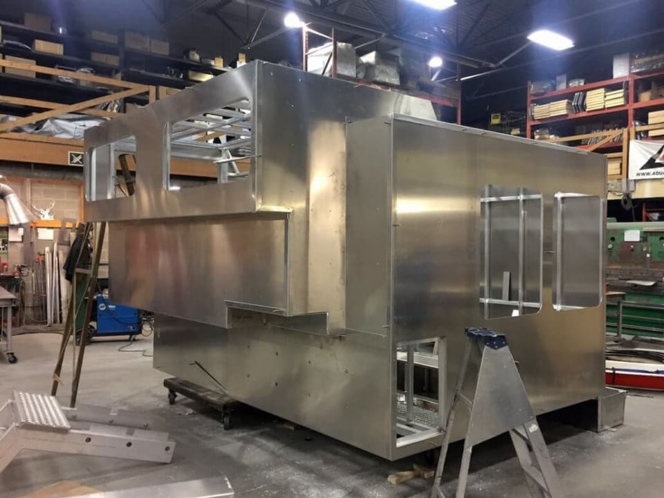 Beginning production on our new snow cat