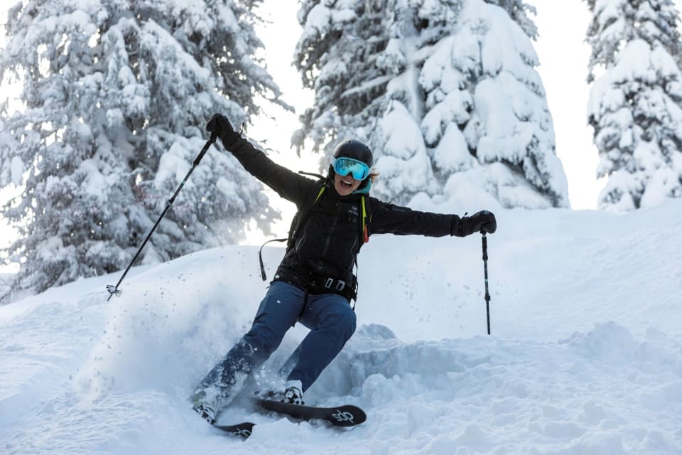 Shred, laugh, and conquer the slopes—because girls just wanna have pow!