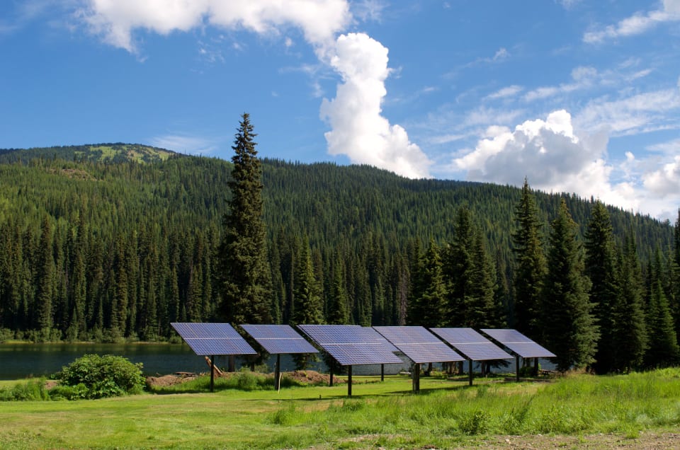 Our impressive solar array helps power the lodge sustainably, with micro-hydro generators adding extra support.