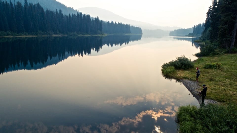 The peaceful beauty of Keefer Lake
