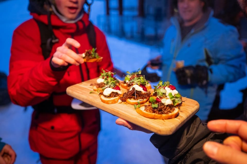 Nothing like some good hors d'oeuvres apres ski
