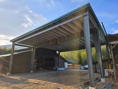 harrop steel building roof