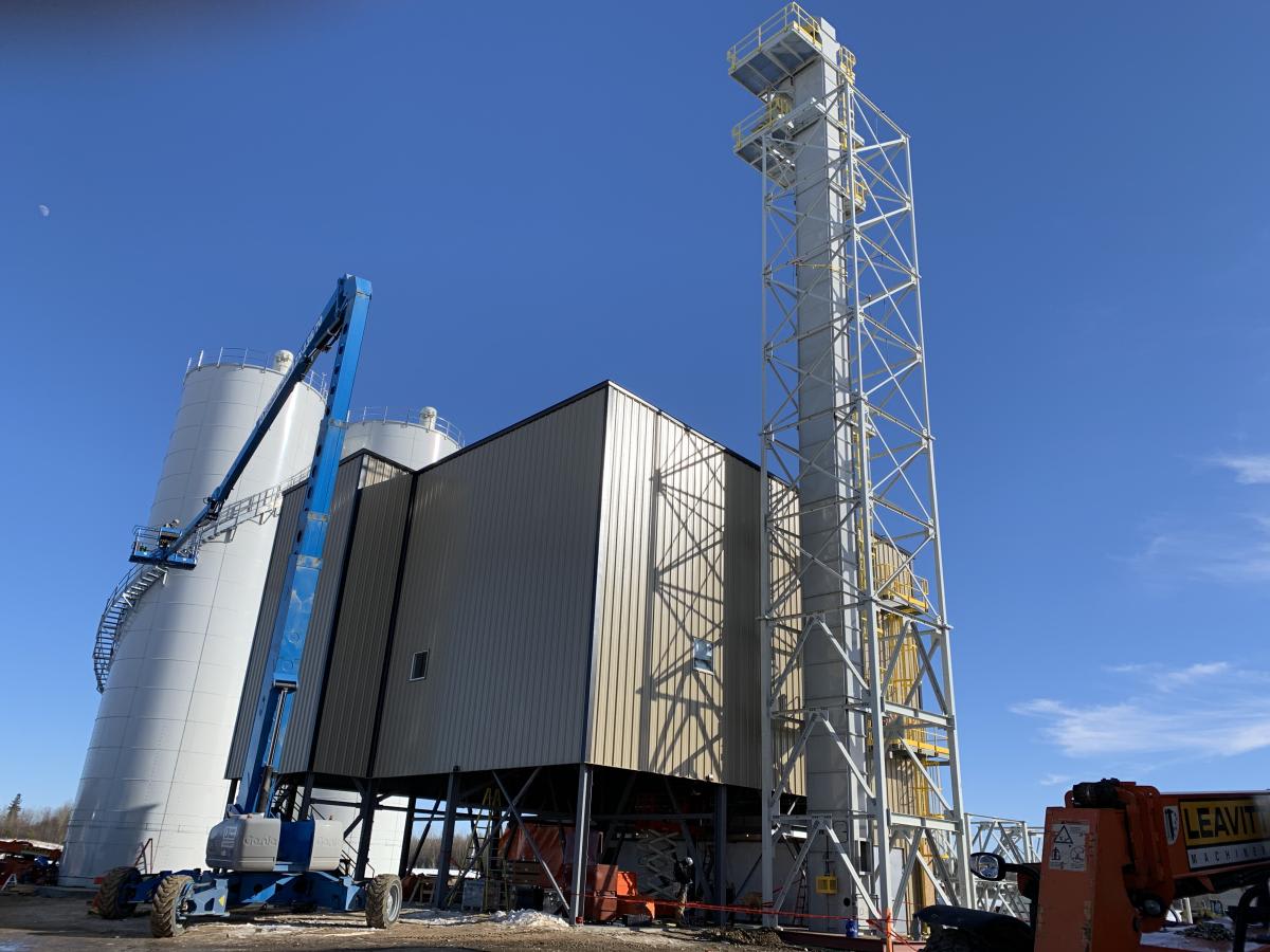 The Big Molly Screener Building: a custom MSC steel structure supporting Alberta&rsquo;s vital fracking operations.