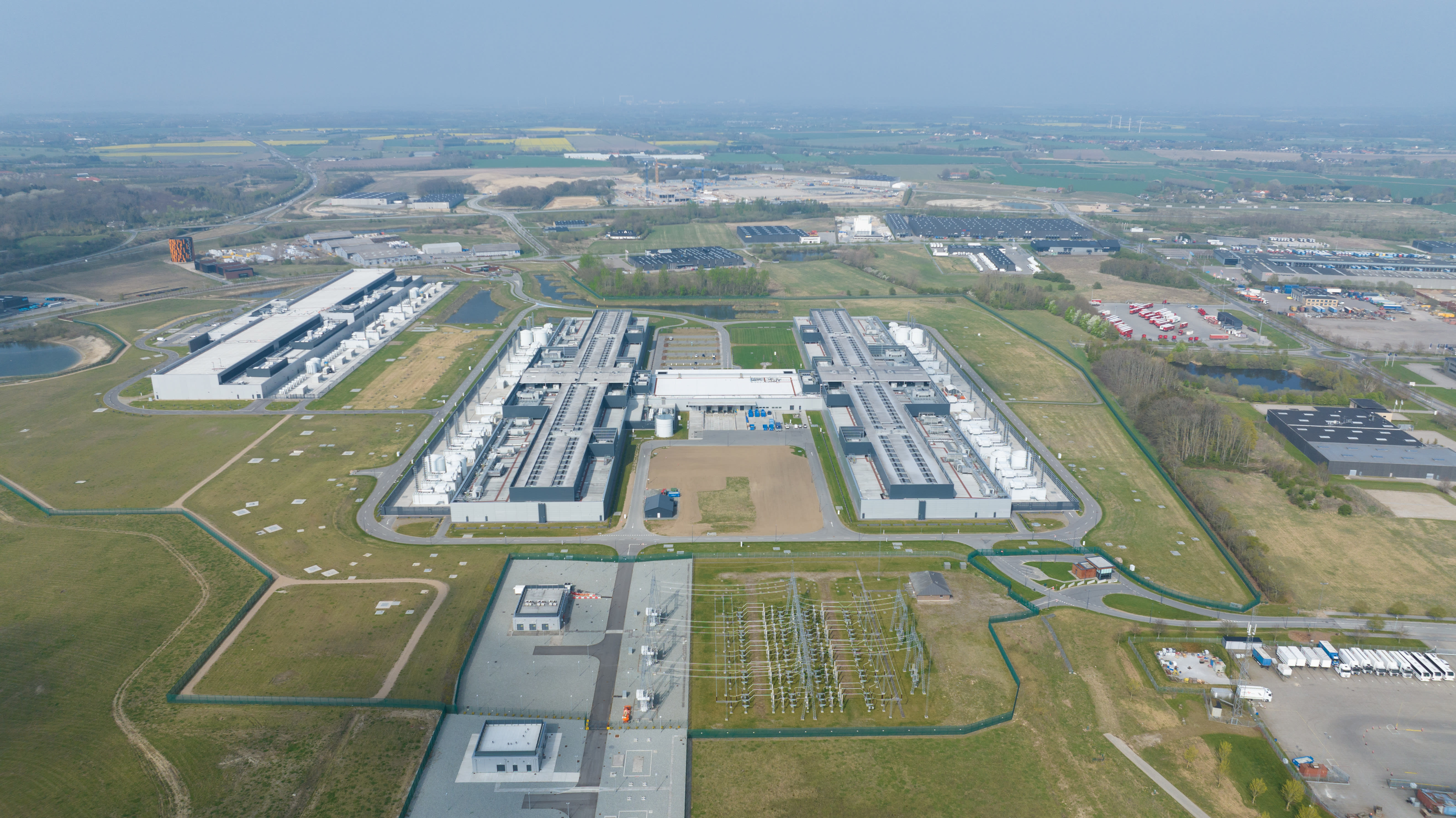 Example of an AI data center campus. This one is in Odense, Denmark.