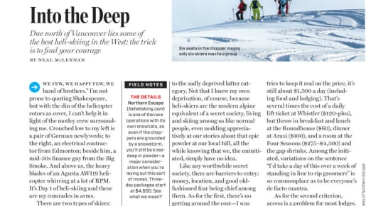 The Goods – Into the Deep – Vancouver Magazine