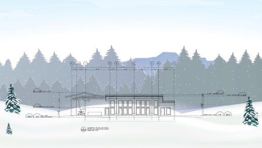 New Remote Mountain Lodge
