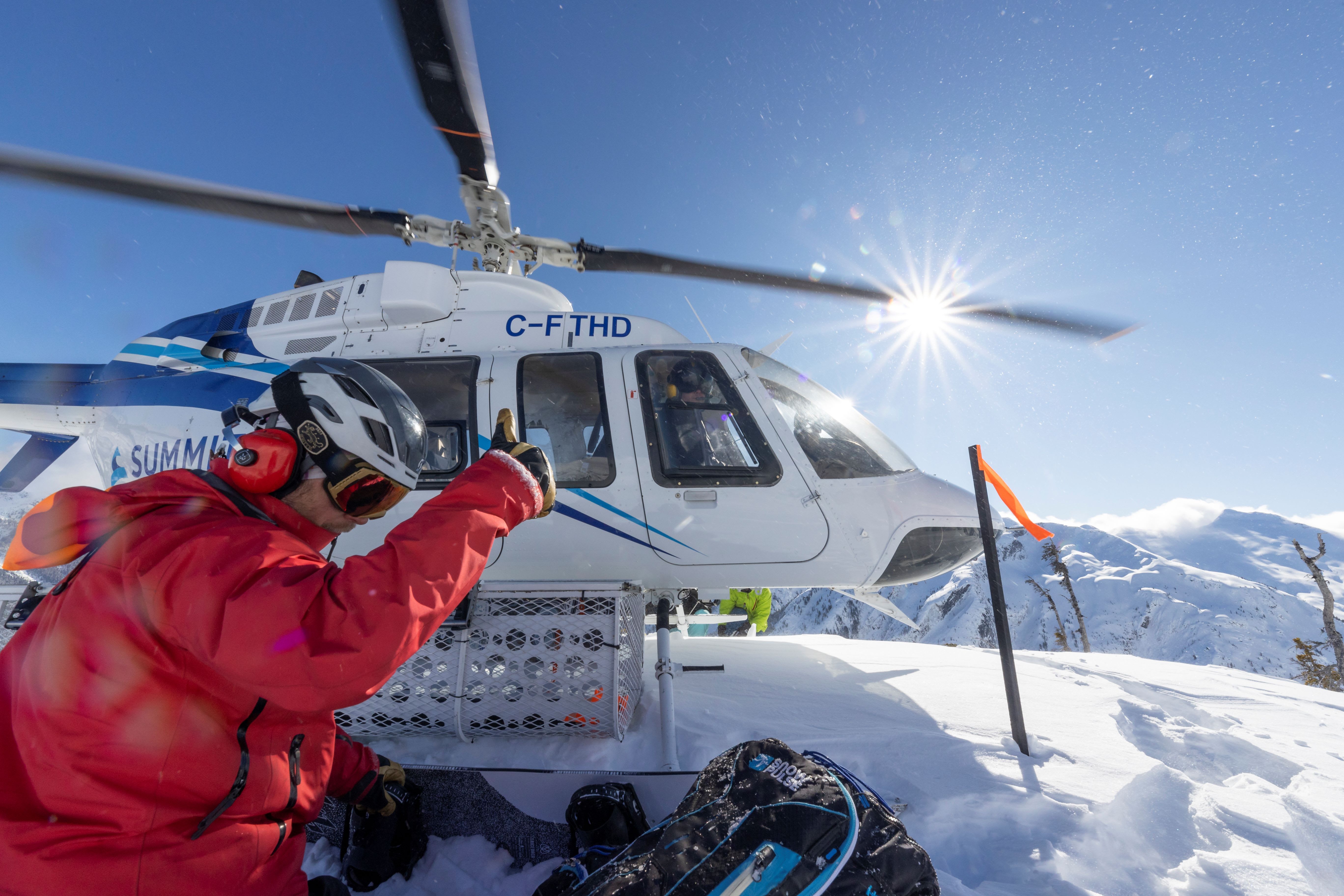 Heli Skiing in the Skeena Mountains