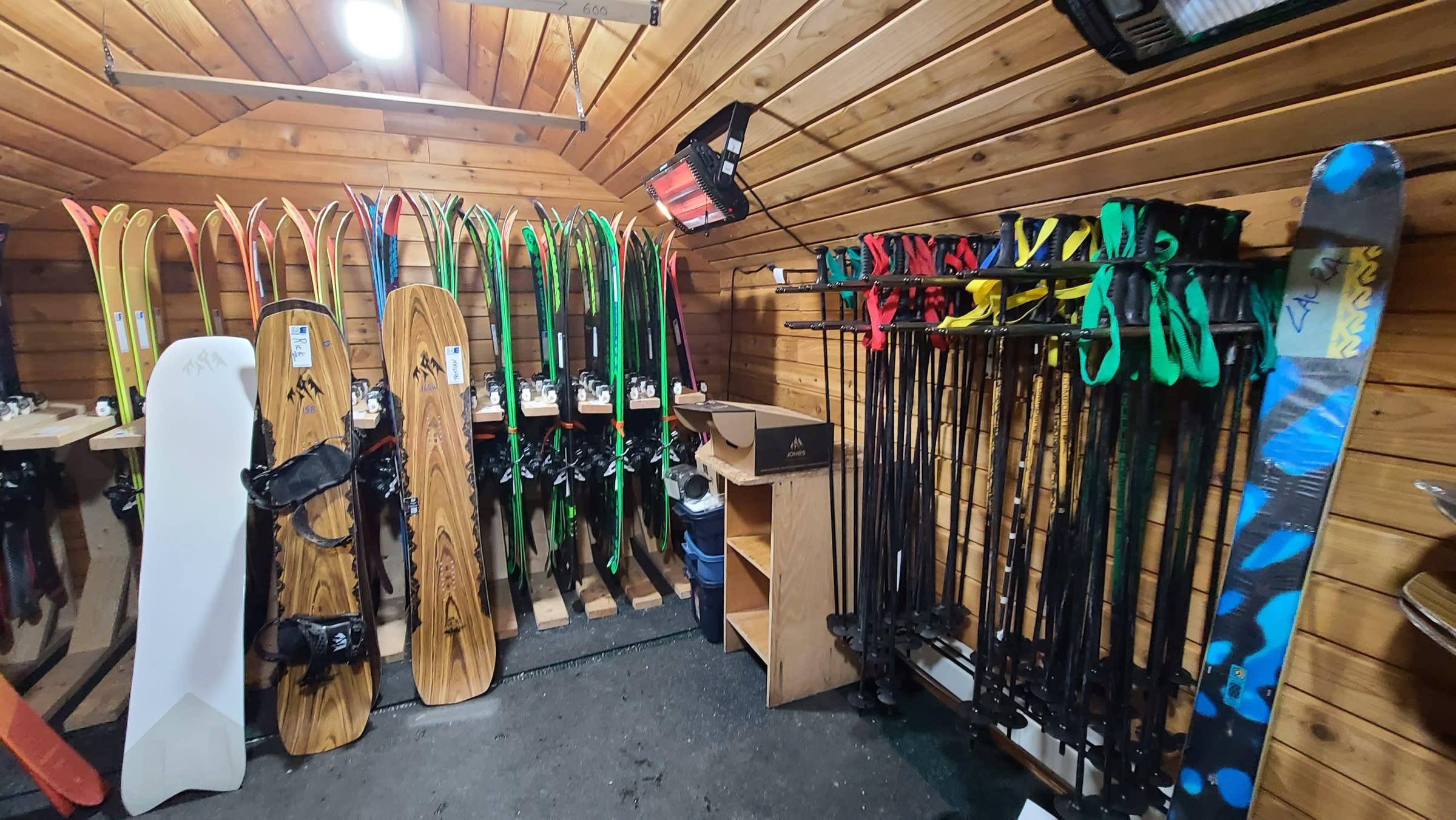Northern Escape Heli-Skiing provides premium skis, snowboards, and avalanche safety equipment