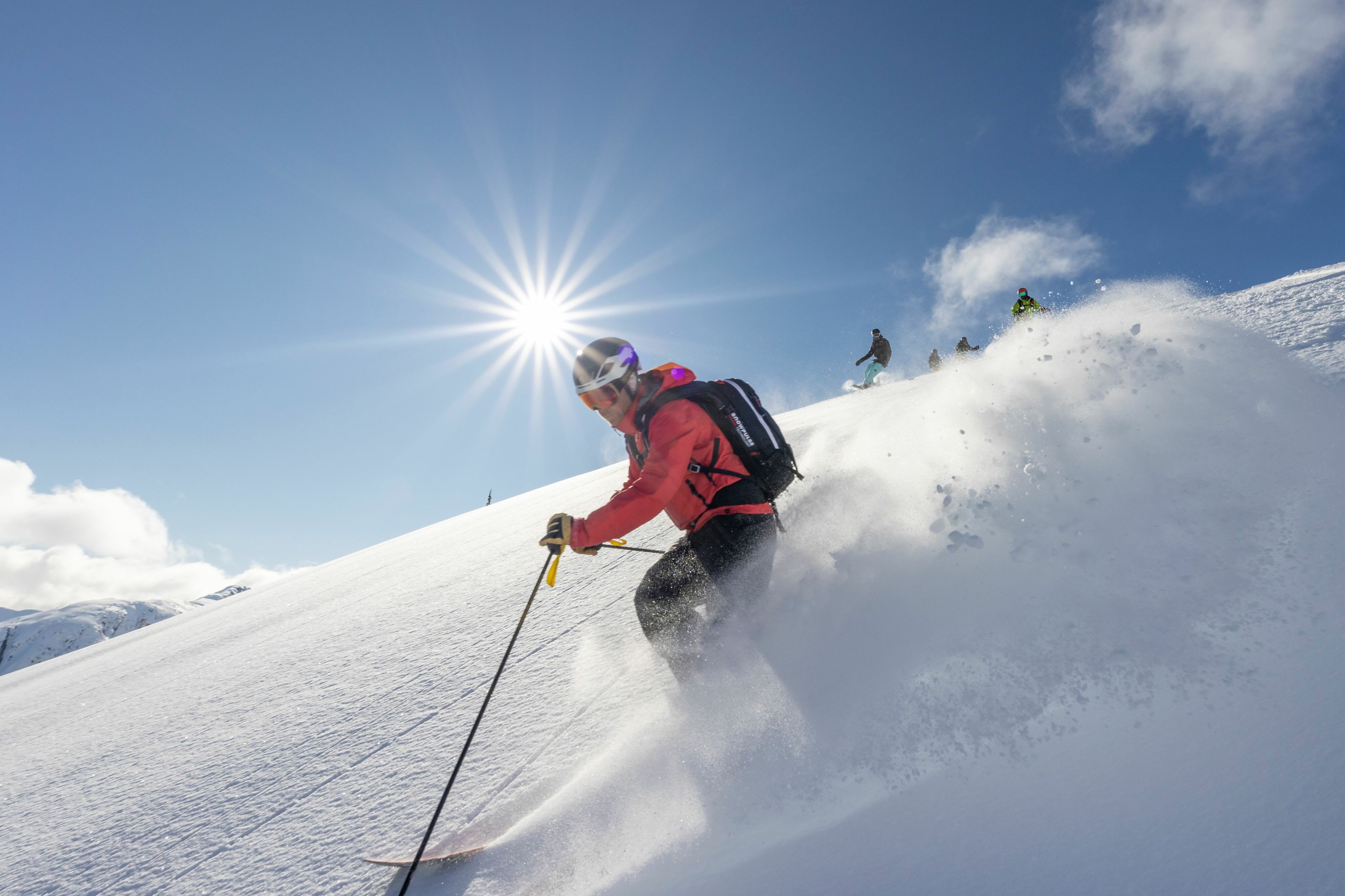 Heli Skiing in the Alpine