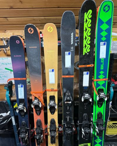 A ski for every condition you'll see heli-skiing.
