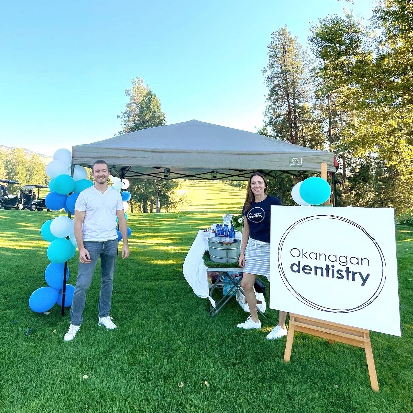 Dr. Wiens at the Kelowna Gospel Mission Golf Classic
