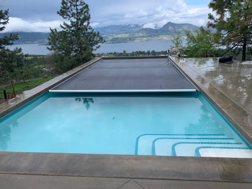 replacement fabric-existing pool-charcoal grey-okanagan