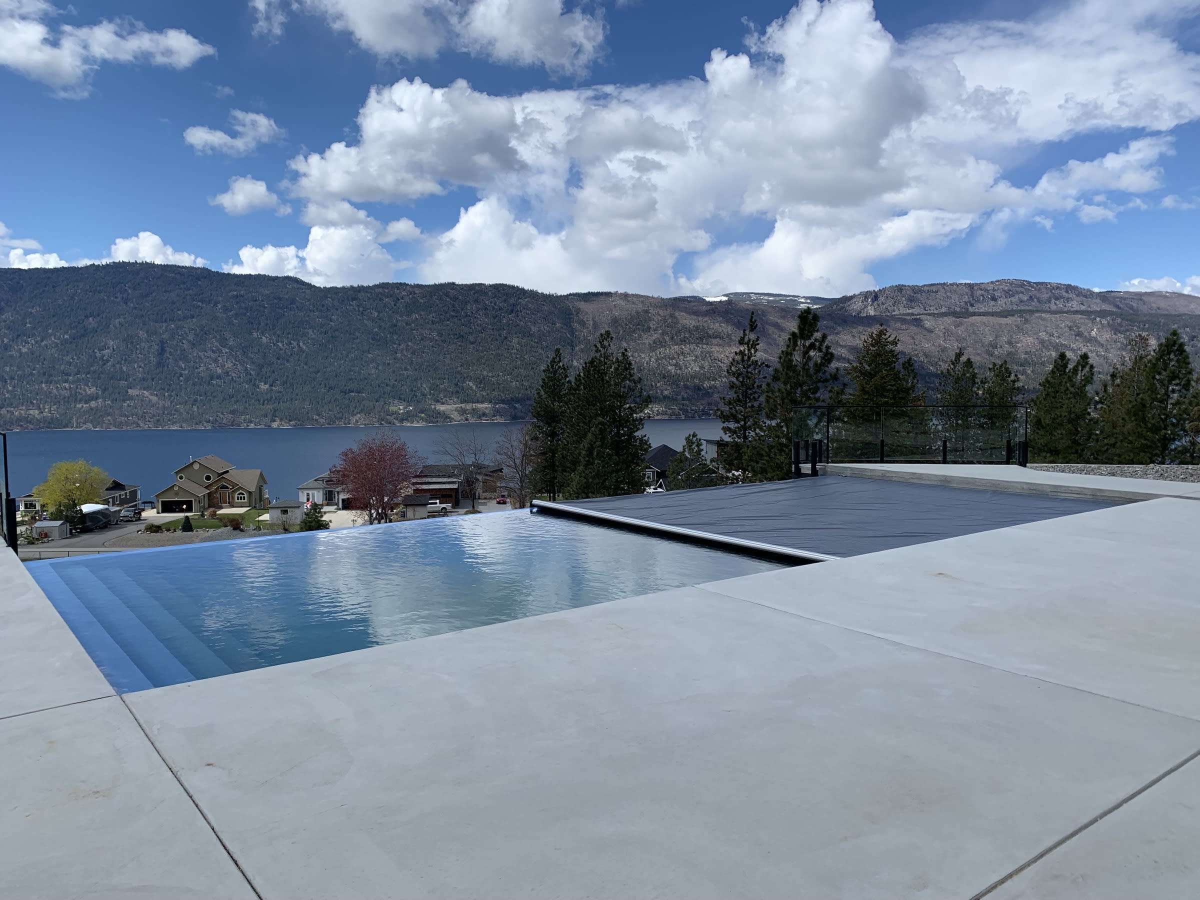 Infinity Edge Pool Covers