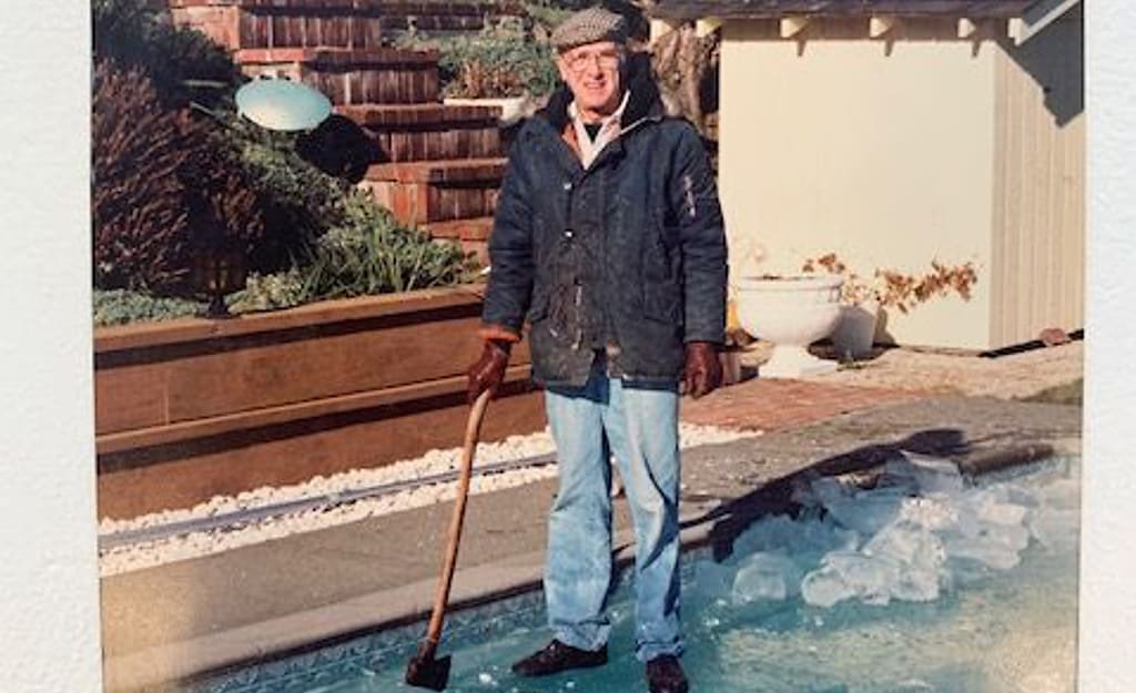Look how far we’ve come! Pool Patrol president Allan Horwood’s father winterizing their old pool. Pool Patrol specializes in automatic pool covers and can protect your pool all year long.