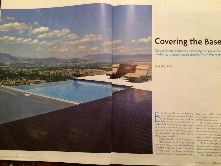 Our Pool Installation Was Featured In Pool & Spa News