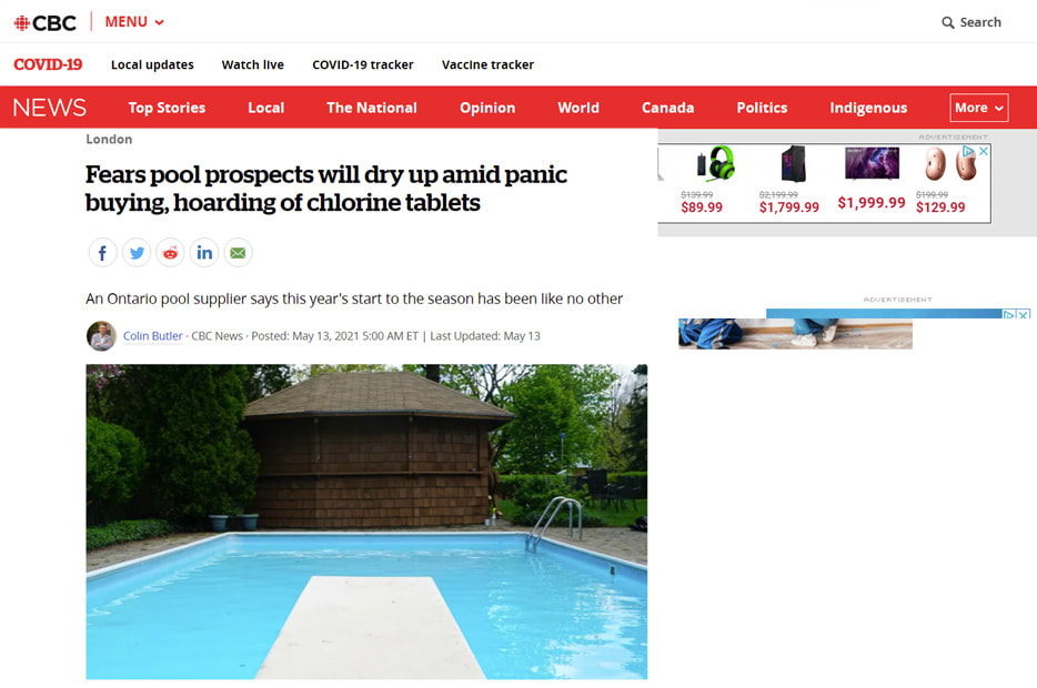 The pool industry is facing some unprecedented demand and supply chain issues