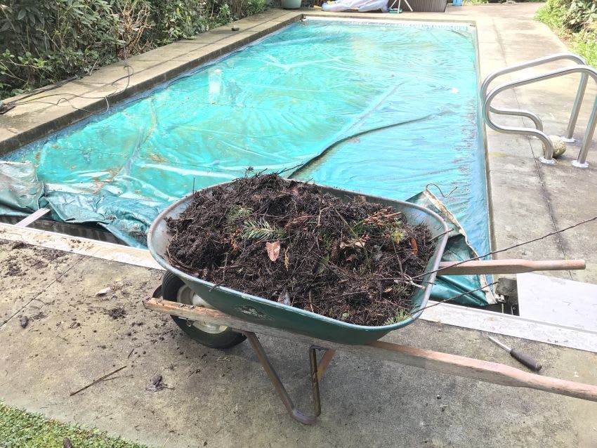 Spring Pool Cover Cleaning