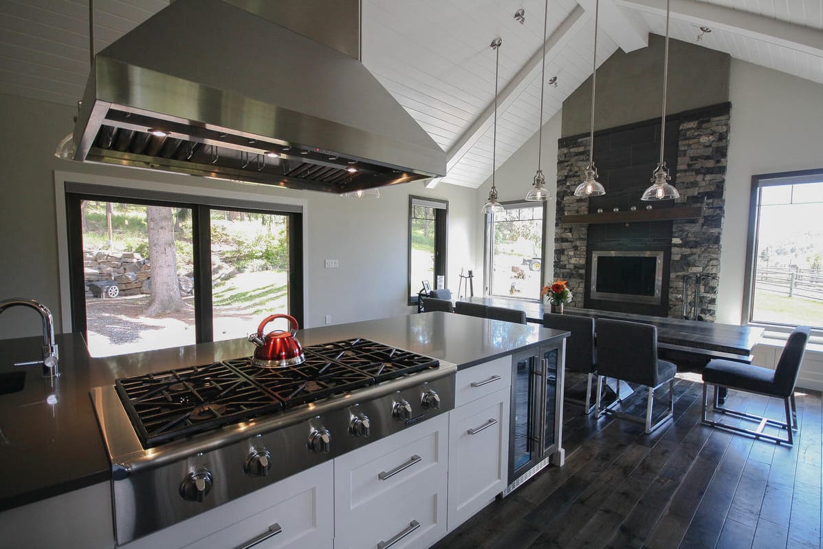 Opening up your kitchen as part of Kelowna home renovations is one way to get a modern look.