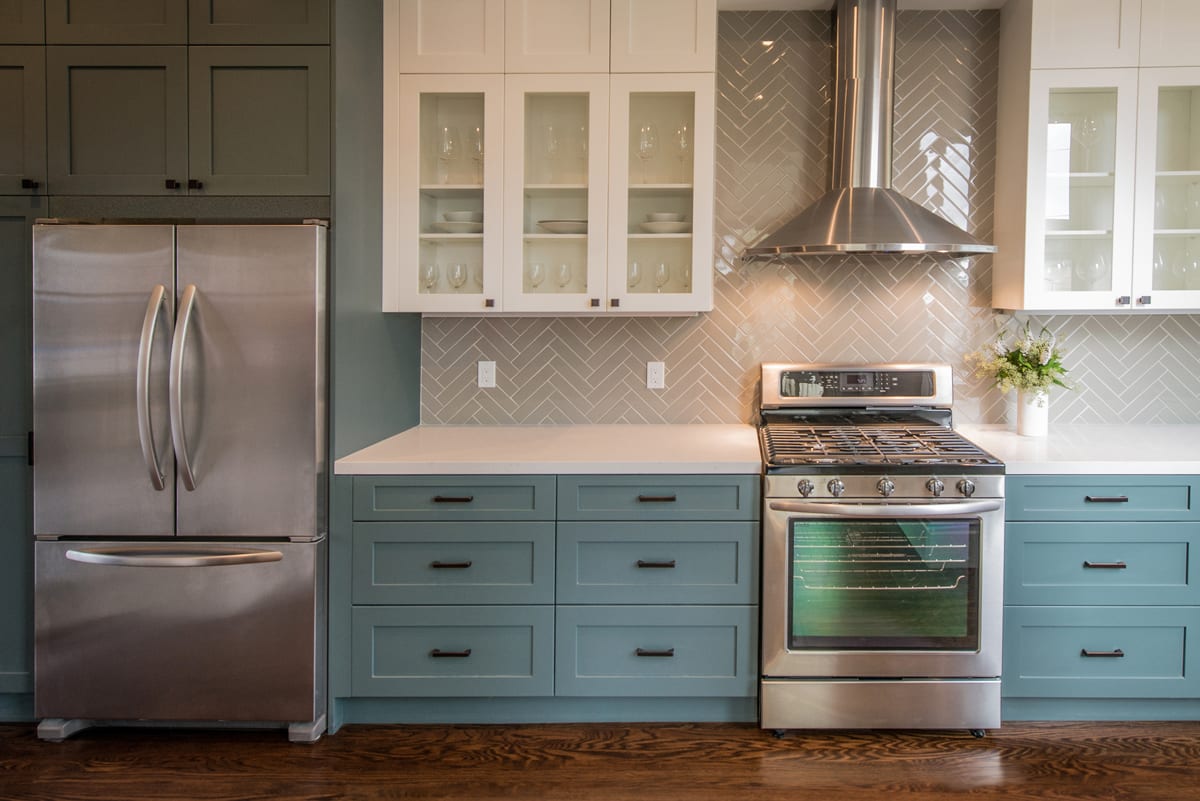 To spruce up the kitchen, Kelowna homeowners will often choose unique backsplash tile options.