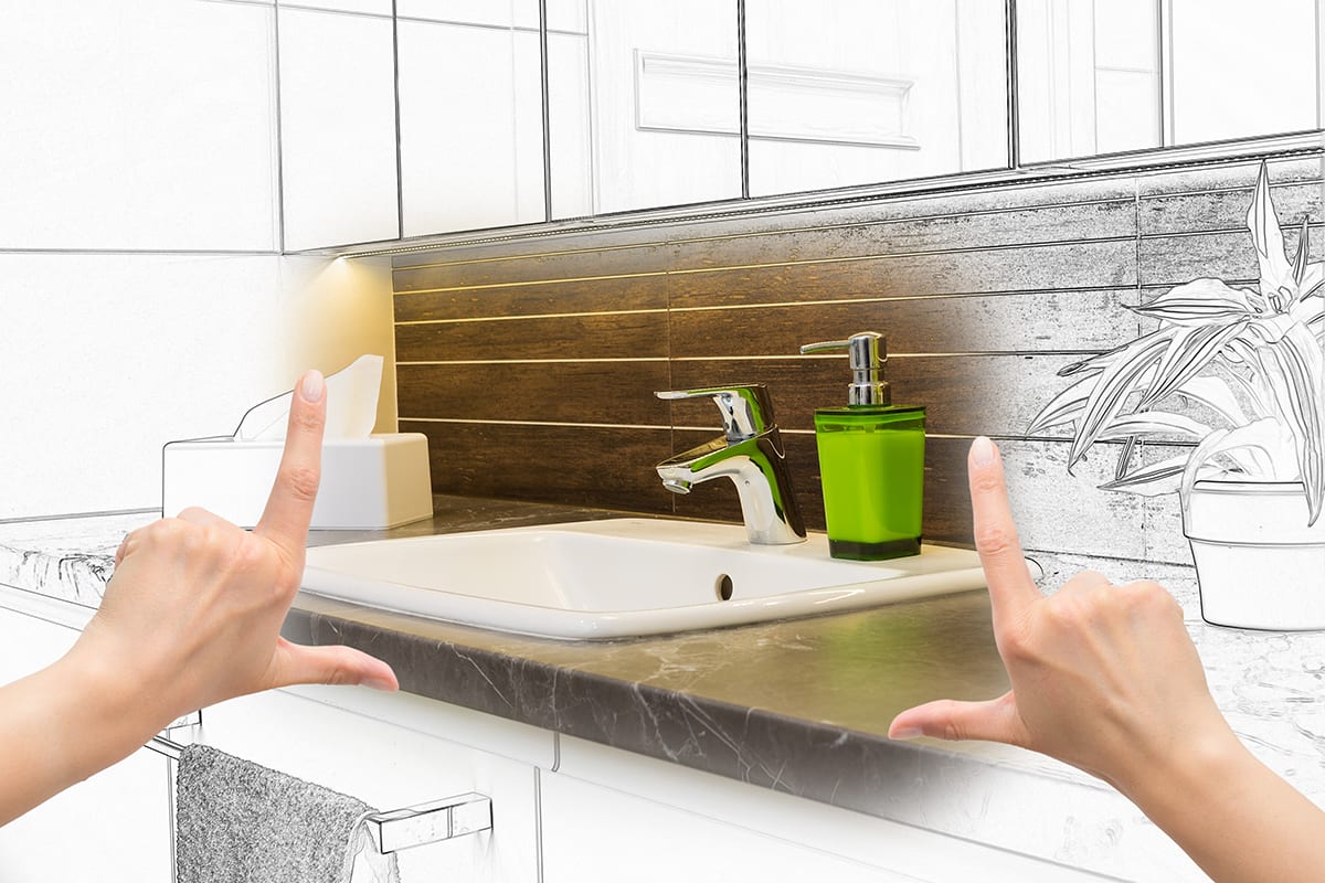 Kitchen and bathroom renovations are a great way to spruce up your home in spring.
