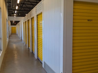 Row of Compact Storage Lockers