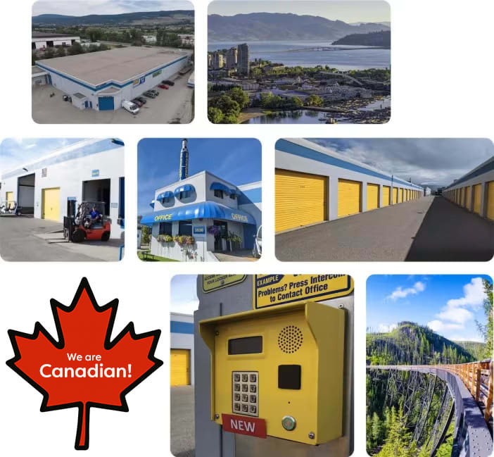 Space Centre commercial storage in Kelowna BC