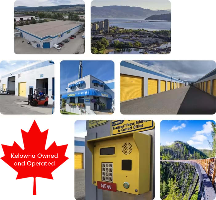 Space Centre commercial storage in Kelowna BC