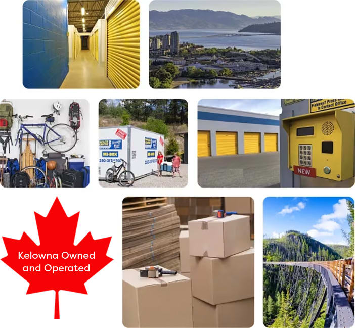 Space Centre personal storage in Kelowna BC