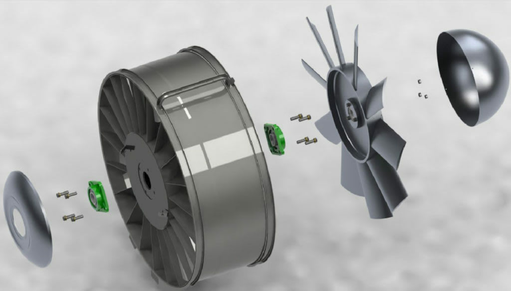 Slimline turbine technology