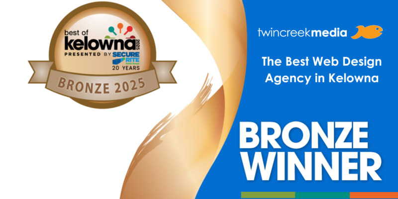 Twin Creek Media Takes Bronze for Best Web Design Agency in Kelowna!
