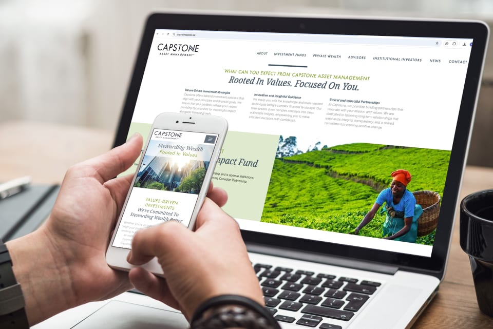 website design for financial service companies
