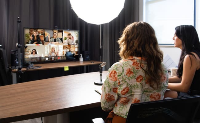 Our Zoom Room is perfect for online meetings with you.