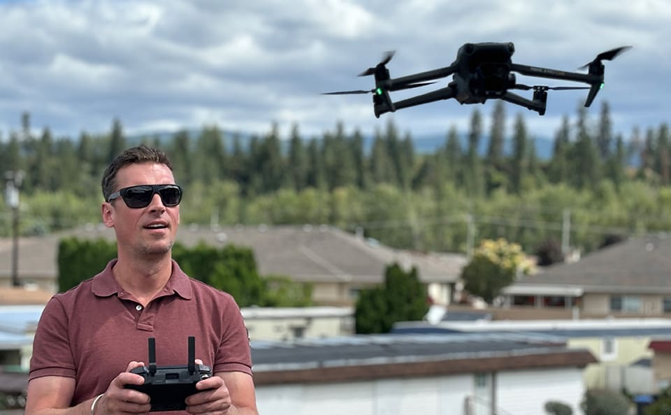 Colby takes marketing visuals to new heights with his drone-flying skills!