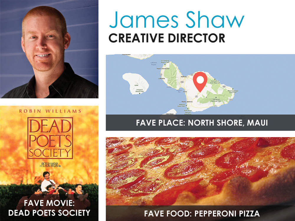 Get to Know Creative Director/Partner, James Shaw